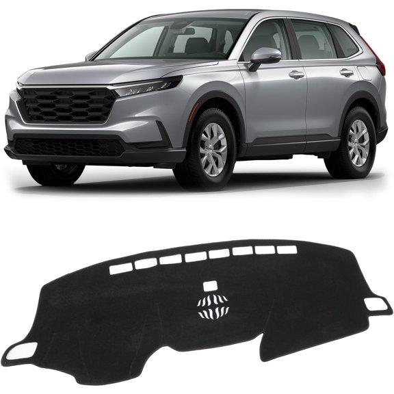 KUST Black Dash Cover for Honda CR-V CRV 2017-2022 Left Hand Driving Non-Slip Dashboard Cover Interior for CR-V CRV Accessories Custom Fit Dash Mat Sunshade Windshield Glare