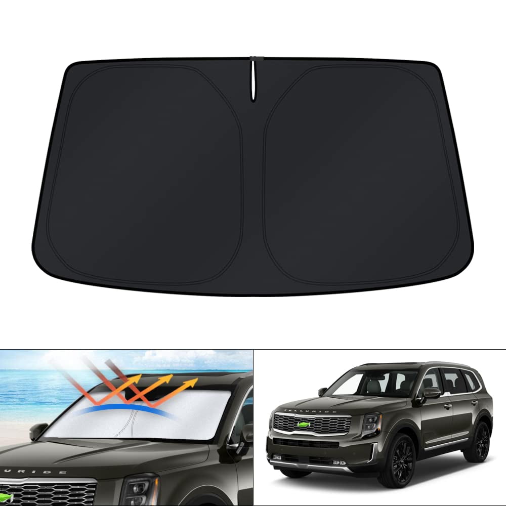 KUST Windshield Sun Shade for Kia Telluride 2020 2021 2022 2023 2024