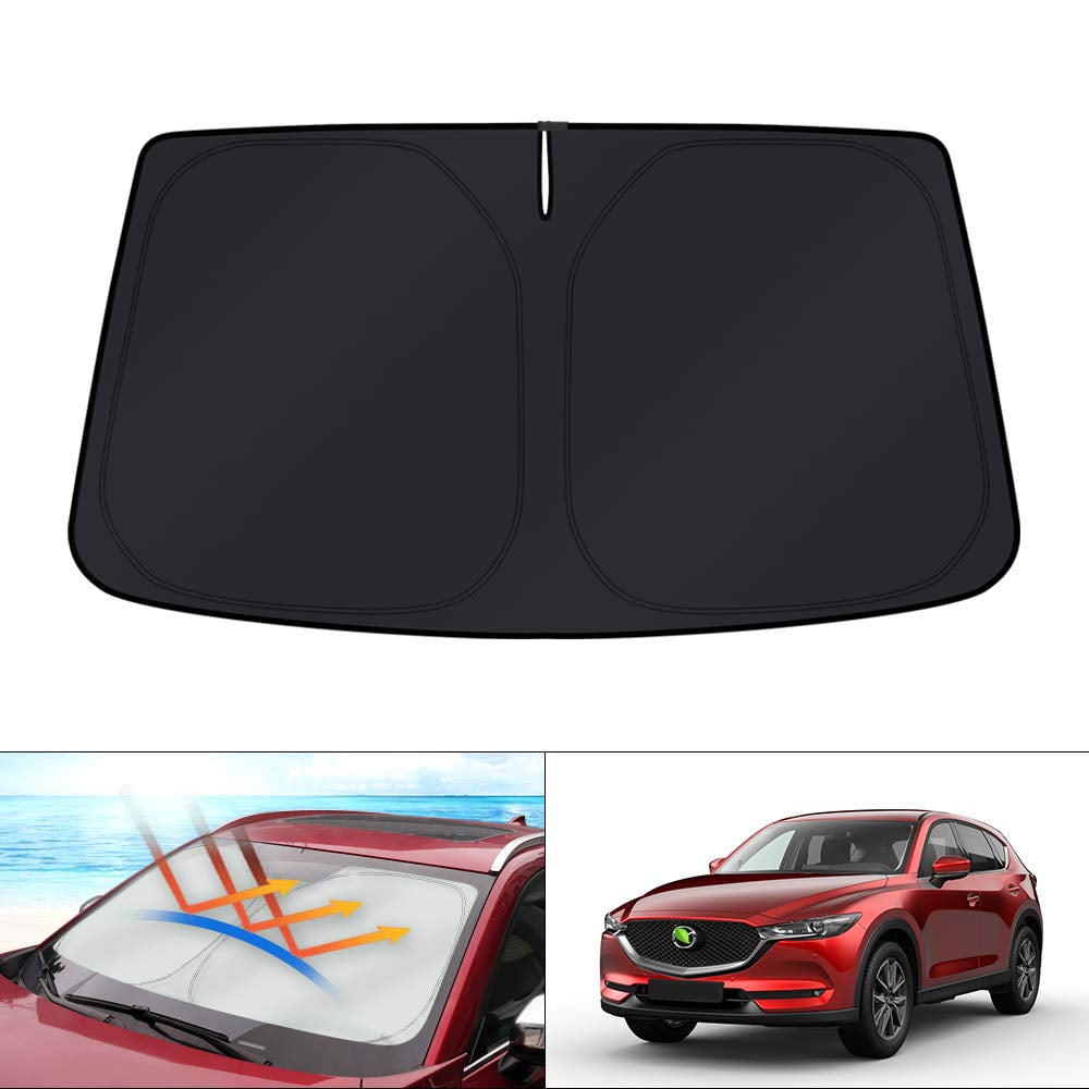 KUST Windshield Sunshade for Mazda CX5 20172023 CX5 Window Shade Sun
