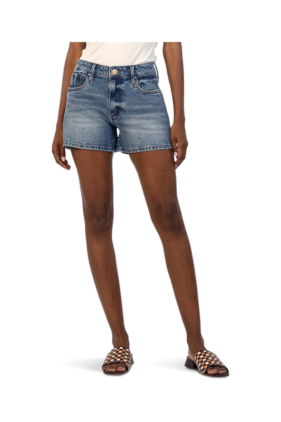 Women's Jane High-Rise Shorts with Five Pockets with Regular Hem