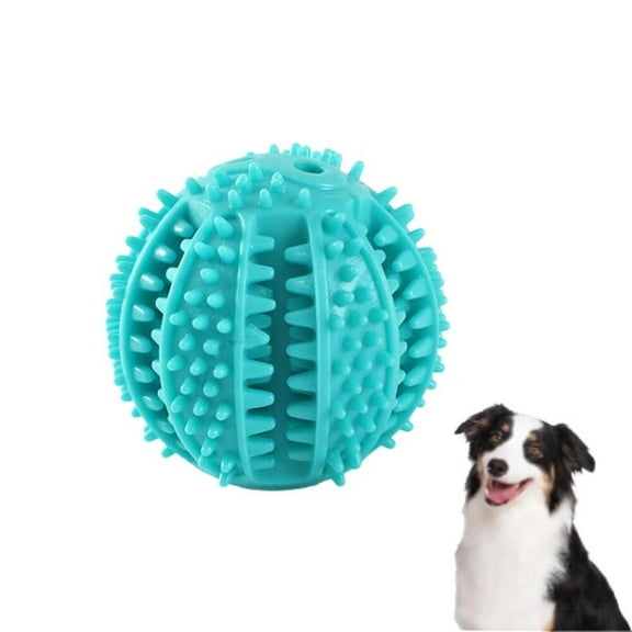 KUTGY Dog Toy Ball，Nontoxic Bite Resistant Teething Toys Balls for Small/Medium/Large Dog and Puppy Cat, Dog Pet Food Treat Feeder Chew Tooth Cleaning Ball Exercise Game IQ Training Ball,5CM
