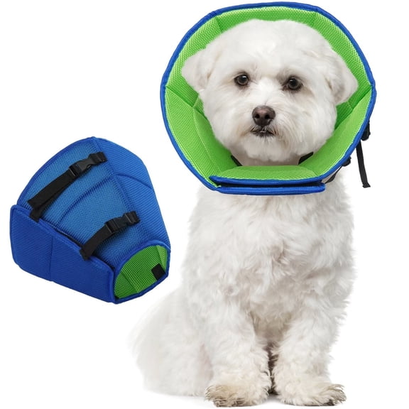 KUTGY Soft Dog Cone Collar After Surgery, Adjustable Dog Recovery Cone Collar, Elizabethan Collar for Dogs, M