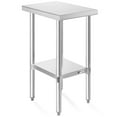 thumbnail image 1 of KUTLER Stainless Steel Table for Prep and Work 24 x 12 Inches, NSF Heavy Duty Commercial Kitchen Table for Restaurant, 1 of 7