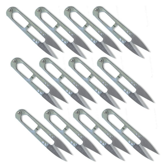 KUTZ 12 Piece Thread Nippers Display | 4.5" (11.4 cm) Long | All Metal Design | Versatile Snipping | Ideal for Retail, Everyday Use