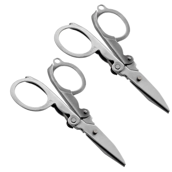 KUTZ 2 Pack 3" 7.6 cm Folding Scissors Portable & Sharp Ideal for Needlecrafts & Sewing