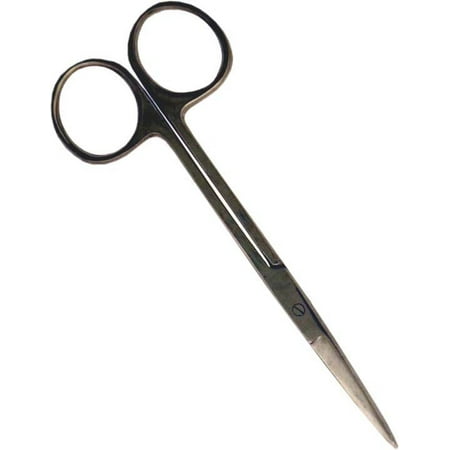 KUTZ (2 Pack) 4.5" (11.4 cm) Straight Stainless Steel Scissors | Sterilizable & Rust-Resistant | Ideal for First Aid Kits & Small Cutting Tasks