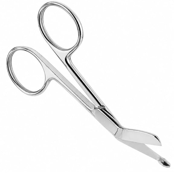 KUTZ 3.5" 8.9 cm Stainless Steel Blunt-End Bandage Scissors Safety Tip Rust-Resistant Safe Bandage Removal Tool