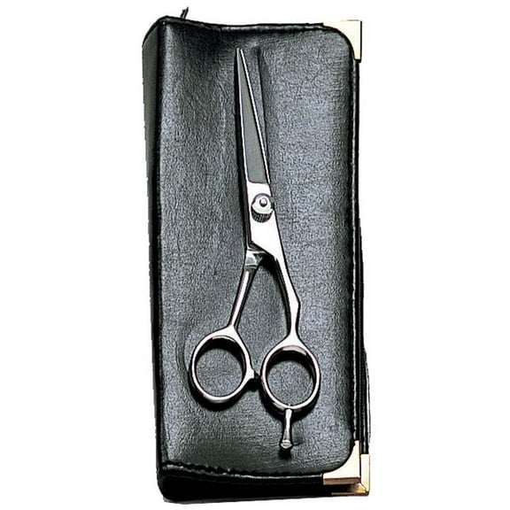 KUTZ 6" (15.2 cm) Barber Scissors | Zipper Carrying Case | Extra Sharp Blades