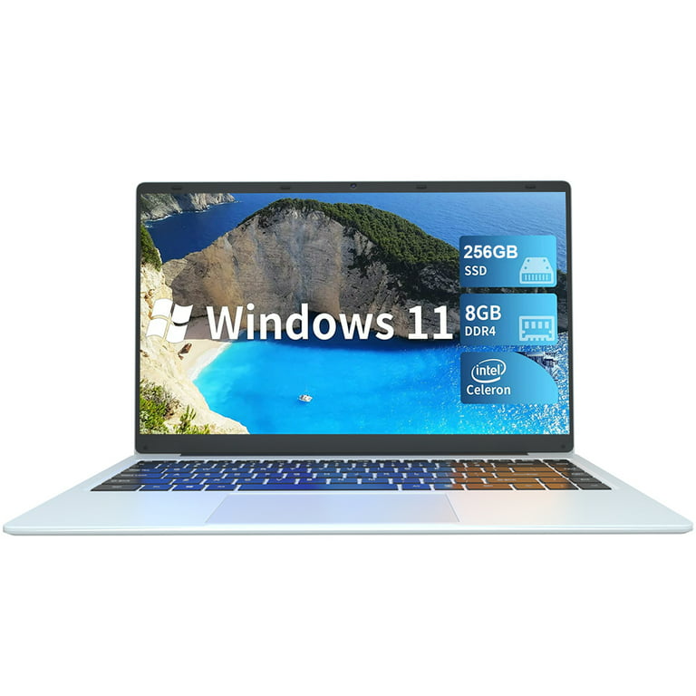 VGKE [Windows 11 Pro] B14 Air Windows 11 Laptop, 14.1 Full HD 1920 * 1080  IPS, Intel Celeron J4105 Processor, 8GB RAM LPDDR4, 512GB SSD, Metal Body