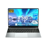 KUU Yepbook 15.6in Laptop,8GB RAM, 256GB SSD, Intel Celeron N5095, Windows 11 Pro Laptops Computers, Cooling System,38000MWH Battery, Fingerprint