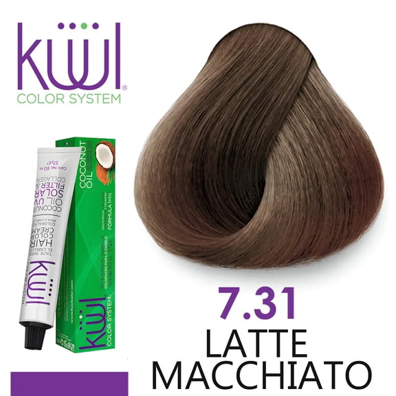 KUUL 7.31 LATTE MACCHIATO Color System Tintes ( CHOCOLATES )  3.04 oz