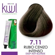 KUUL 7.11 RUBIO CENIZO INTENSO Color System DEEP ASH BLONDE Tintes  CENIZOS INTENSOS  3.04 oz