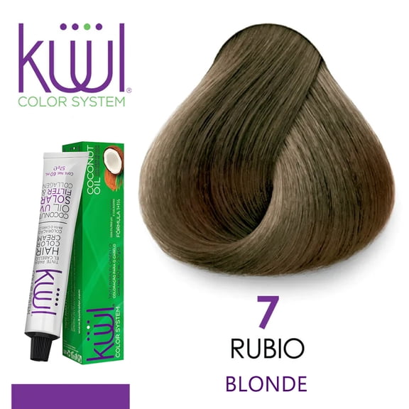 KUUL 7 RUBIO Color System BLONDE Tintes ( NATURALES ) 3.04 oz
