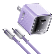 KUULAA 35W GaN USB-C Fast Charger Block PPS Compact Power Adapter Compatible for iPhone 17/16/15/14/13, Galaxy S25/S24/S23Purple