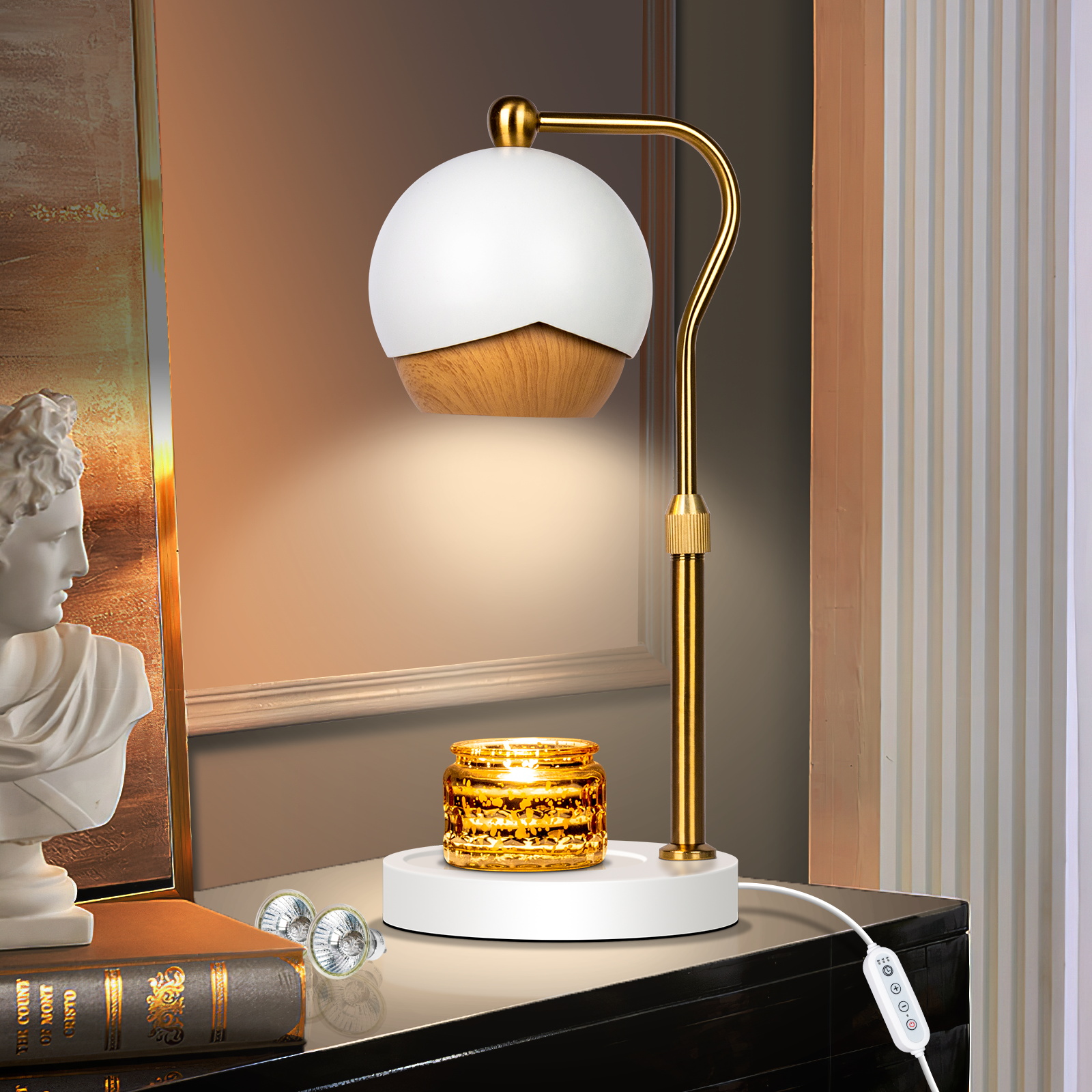 Candle Warmers Etc. Sunshine Primitive Tin Punched Candle Warmer