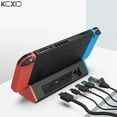 thumbnail image 1 of KUXIU TV Dock Station for Nintendo Switch with 1000Mbs LAN Port/4K HDMI Adapter/Type C Port/USB Port (LAN Model), 1 of 9