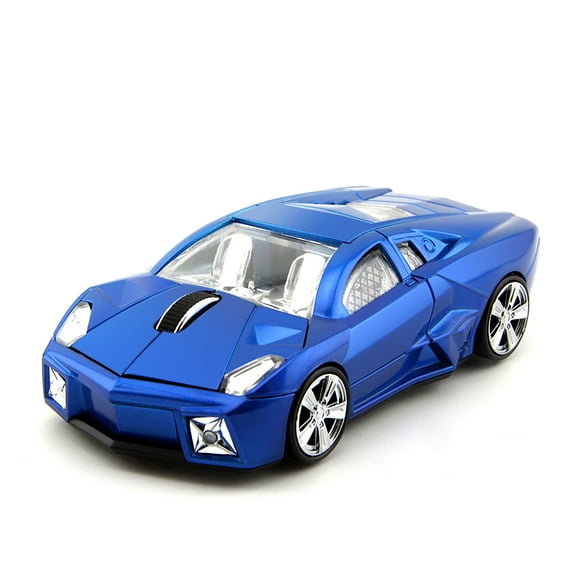 KUYHRF Wireless Toy Car Mouse, PC Gaming Mouse , 2.4GHz USB Receiver Mice-Blue