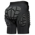 KUYOU Protective Padded Shorts, 3D Protection Hip Butt Protective Gear Guard for Ski Snowboard