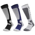 thumbnail image 1 of KUYOU Ski Socks Women Men, Extra Thick Warm Snow Winter Long Knee High for Snowboarding Skiing ,3 Pairs, 1 of 8