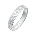 thumbnail image 1 of KUZZOI Men's Band Ring Hammered Design 925 silver size 7-11, 1 of 5