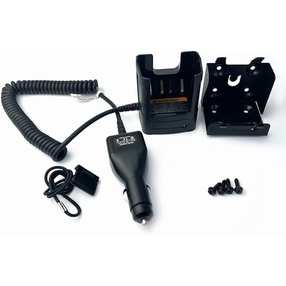 KVC-13 Vehicle Travel Charger Compatible with TK190 TK290 TK390 TK280 TK380 TK480 TK481 TH-K2AT KNB-14 KNB-15 KNB-16 KNB-17 KNB-21 KNB-20