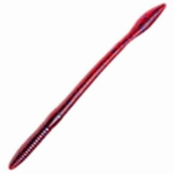 KVD Perfect Plastics Bull Worm, 10 in. - Plum