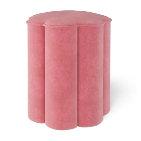 Mainstays Kids Flower Petal Ottoman, Pink