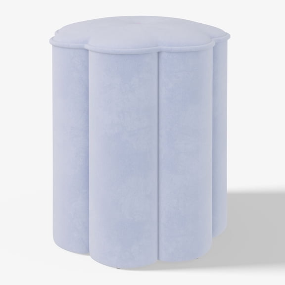 Mainstays Kids Flower Petal Ottoman, Blue