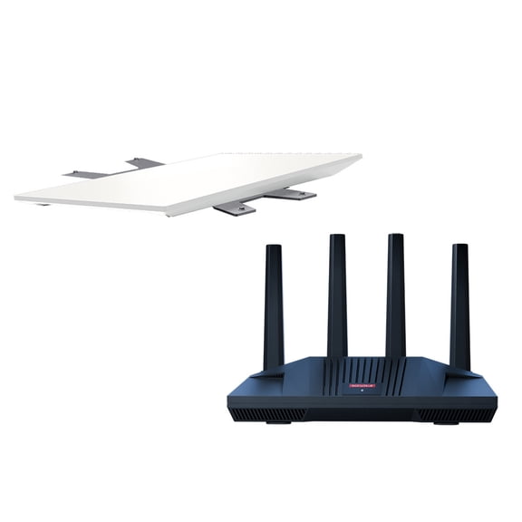 Kvh 72-1113-FLAT-CO Starlink Performance Gen 3 Kit W/flat Mount & Commbox Edge Core Communications Gateway & Wi-fi Router