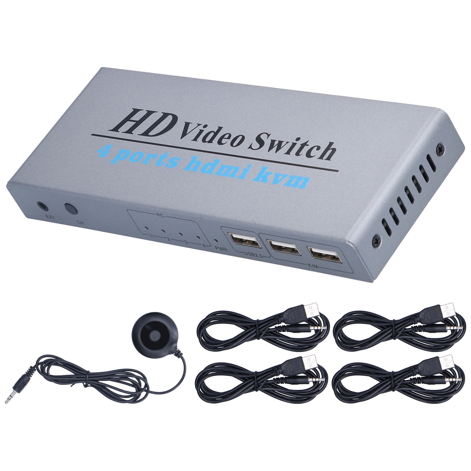KVM Switch 4 Input 1 Output 4 Port HighDefinition Multimedia Interface