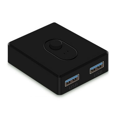 KVM Switch HDMI 2 Port Box, USB Selector for 2 Computers Share Keyboard Mouse S{ S0V2