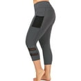 thumbnail image 1 of LAPA Women's Plus Size Sport Leggings Fitness Yoga Gym Workout Stretch Capri Pants, 1 of 8