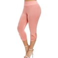 thumbnail image 1 of KVMeteor Women's Plus Size Sport Leggings Fitness Yoga Gym Workout Stretch Capri Pants, 1 of 4