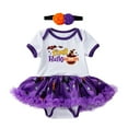 thumbnail image 1 of KVPLBQFD My 1st Halloween Baby Boy Outfit Girls Christmas Outfits Size 10-12 Infant Christmas Outfit Onesies for Girls Baby Girl Winter Clothes, Purple 6-12 Months, 1 of 9