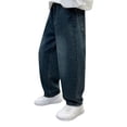 thumbnail image 1 of KVPLBQFD 2t Boys Jeans 100% Cotton Sweatpants Uniform Pants for Boys 24 Month Boy Clothes Teens 7t Boys Clothes for Toddler Boys, Blue 5-6 Years, 1 of 6