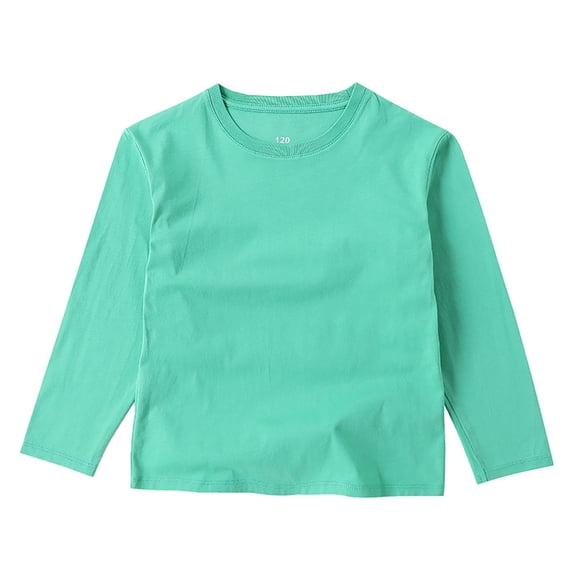 KVPLBQFD 3t Girl Tops Y2k Graphic Tees Green Shirt for Girls Size 14/16 Clothes Girl Clothes Size 6 Teens Girls Trendy Clothes New Born Clothes Baby, Mint Green 3-4 Years