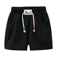 thumbnail image 1 of KVPLBQFD 5t Shorts Boys Baby Boy Shorts 6-9 Months Seamless Biker Shorts Blue Shorts 10-12 Boys Clothes Newborn Clothes Boy Baby Clothes Under 5, Black 11-12 Years, 1 of 9