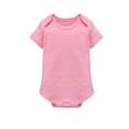thumbnail image 1 of KVPLBQFD 5t Sweatsuit Toddler Girl Short Sleeve Solid Color Crawling Suit in 10 Colors for 3 to 24 Months Comfortable Infant Clothing Infant Onesies 0-3 Months Girl 6 Month Baby Girl Clothes, 1 of 4