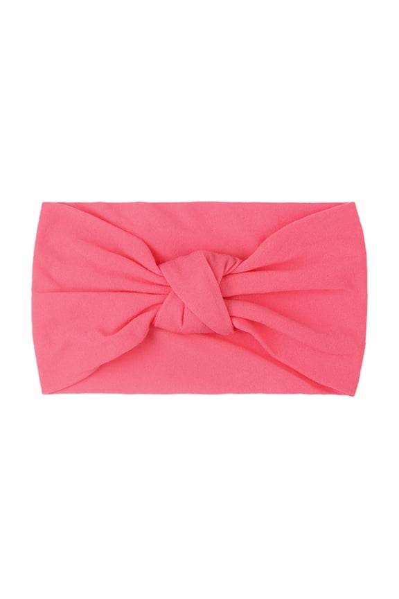 Baby Girl Solid Twist Turband Headwrap Hair Band Newborn Soft Stretch Hairband Trendy Knotted Hair Accessories for Toddler Infant Girls Shower Gifts