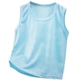 thumbnail image 1 of KVPLBQFD Baby Girls Tank Top Lightweight Mesh Sports Jerseys for Kids Soccer Basketball Training Vests Toddler Quick Dry Cooling Summer Sleeveless T Shirts, 1 of 7