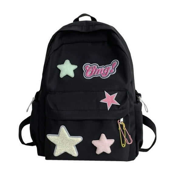 KVPLBQFD Backpack with Laptop Compartment Personal Item Travel Backpack Waterproof Backpack Cute Laptop Backpack Mom Backpack for Everyday Best, Black One Size