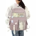 thumbnail image 1 of KVPLBQFD Backpack for Women Work Bag Backpack Travel Laptop Backpack Small Travel Backpack Men Multi Compartment Backpack Women Travel Personal, Pink One Size, 1 of 5