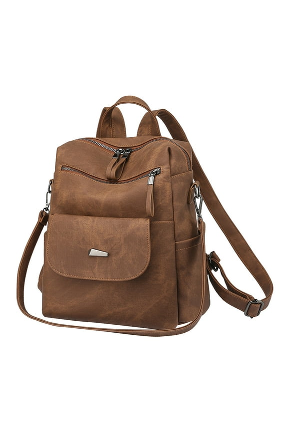 Backpack for Work Backpack Woman Small Travel Backpack Women's Backpack Bulk Backpack Laptop Mochilas Para Mujer, Brown One Size