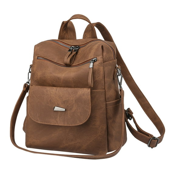 KVPLBQFD Backpack for Work Backpack Woman Small Travel Backpack Women's Backpack Bulk Backpack Laptop Mochilas Para Mujer, Brown One Size