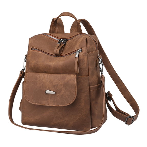 KVPLBQFD Backpack for Work Backpack Woman Small Travel Backpack Women's Backpack Bulk Backpack Laptop Mochilas Para Mujer, Brown One Size