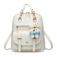 thumbnail image 1 of KVPLBQFD Black Backpack Purse Womens Backpack Travel Computer Backpack Middle School Backpack Small Mens Backpack Womans Backpack Bags for Women, White One Size, 1 of 3