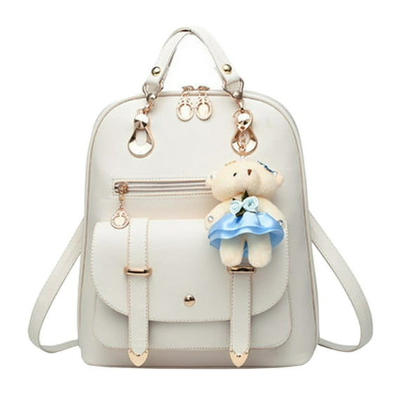 KVPLBQFD Black Backpack Purse Womens Backpack Travel Computer Backpack Middle School Backpack Small Mens Backpack Womans Backpack Bags for Women, White One Size