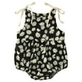 thumbnail image 1 of KVPLBQFD Boys Black Suit Size 12 Warm Onesies for Babies Girls Sleeveless Daisy Prints Ruffle Romper Bodysuits Jumpsuit Clothes Daisy Print 12 Month Girl Clothes, 1 of 5