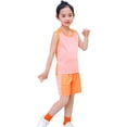 thumbnail image 1 of KVPLBQFD Boys Summer Clothes 2 Piece Sets Basketball Shirts Shorts Outfits for Kids Lightweight Basketball Team Uniform Toddlers Sports Clothes, 1 of 5