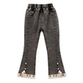 thumbnail image 1 of KVPLBQFD Distressed Jeans Low Waisted Jeans Cold Weather Running Pants Going Out Pants Clothes for Tweens 14-16 Girls Clothes Girls Size 14-16, 10-11 Years, 1 of 4